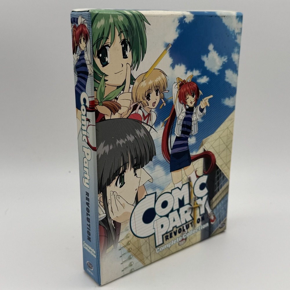 Comic Party Revolution Complete Collection 3 DVD Box Set ADV Films Anime OOP